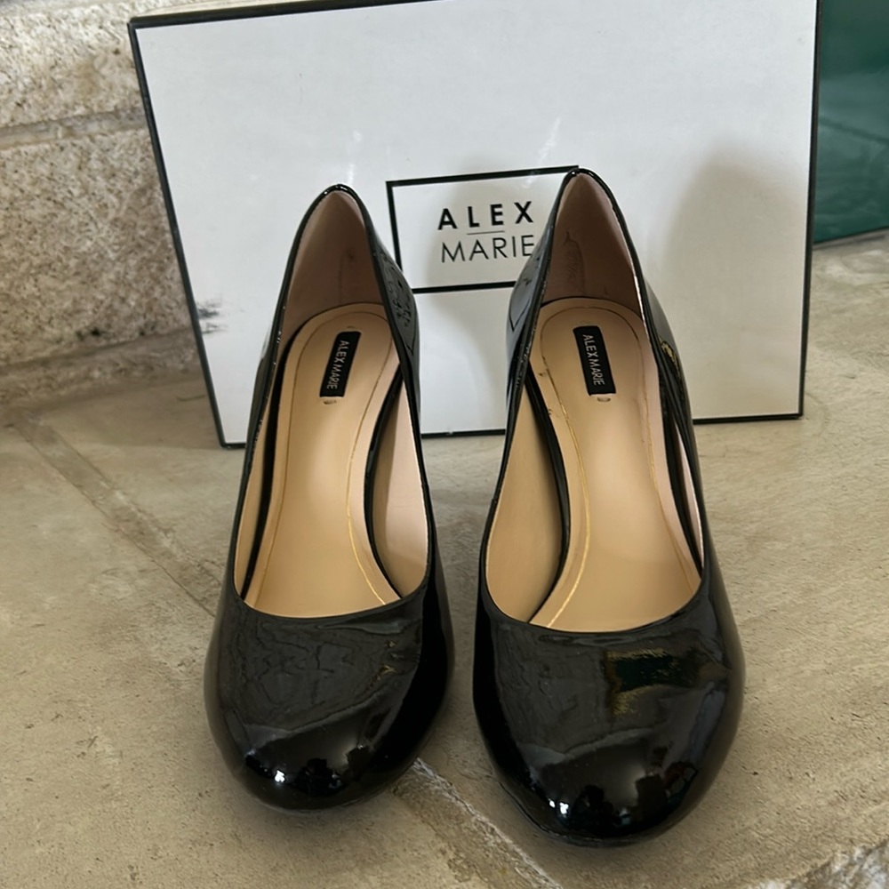 Women’s Alex Marie black patent heels